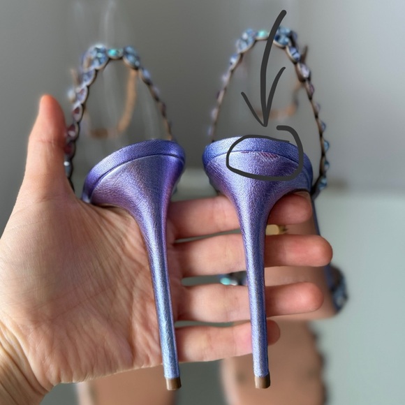 AQUAZZURA Tequila Crystal-Embellished Ankle-Strap Sandals $1,350 36 - Picture 5 of 12